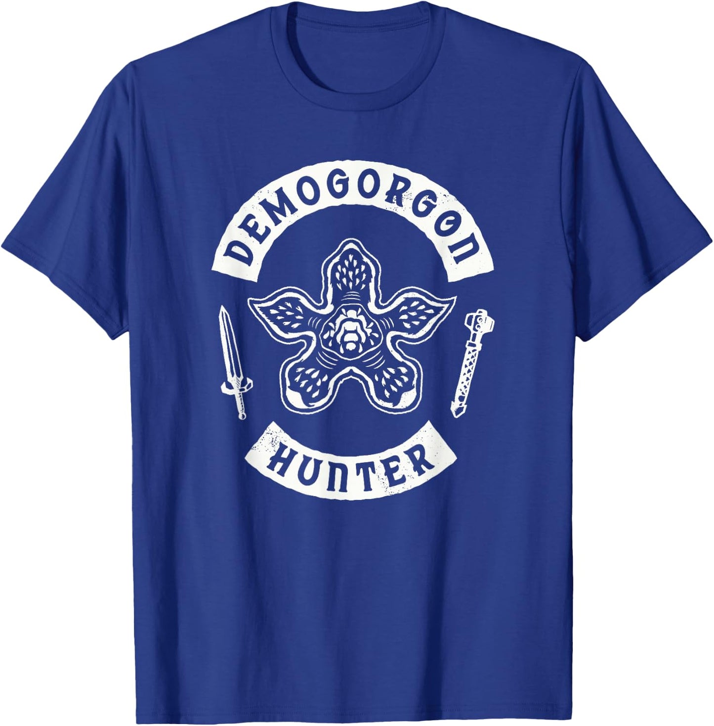Stranger Things 4 Demogorgon Hunter V1 T-Shirt - T-Shirt | Royal