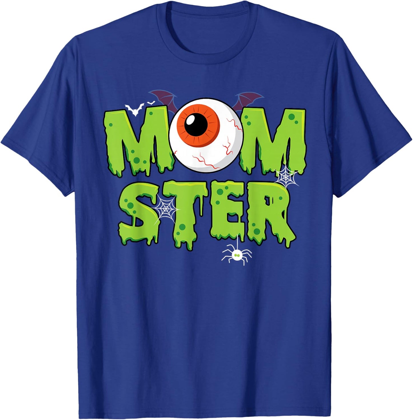 Retro Mom Momster Mother Halloween Costume Family matching T-Shirt - T-Shirt | Royal