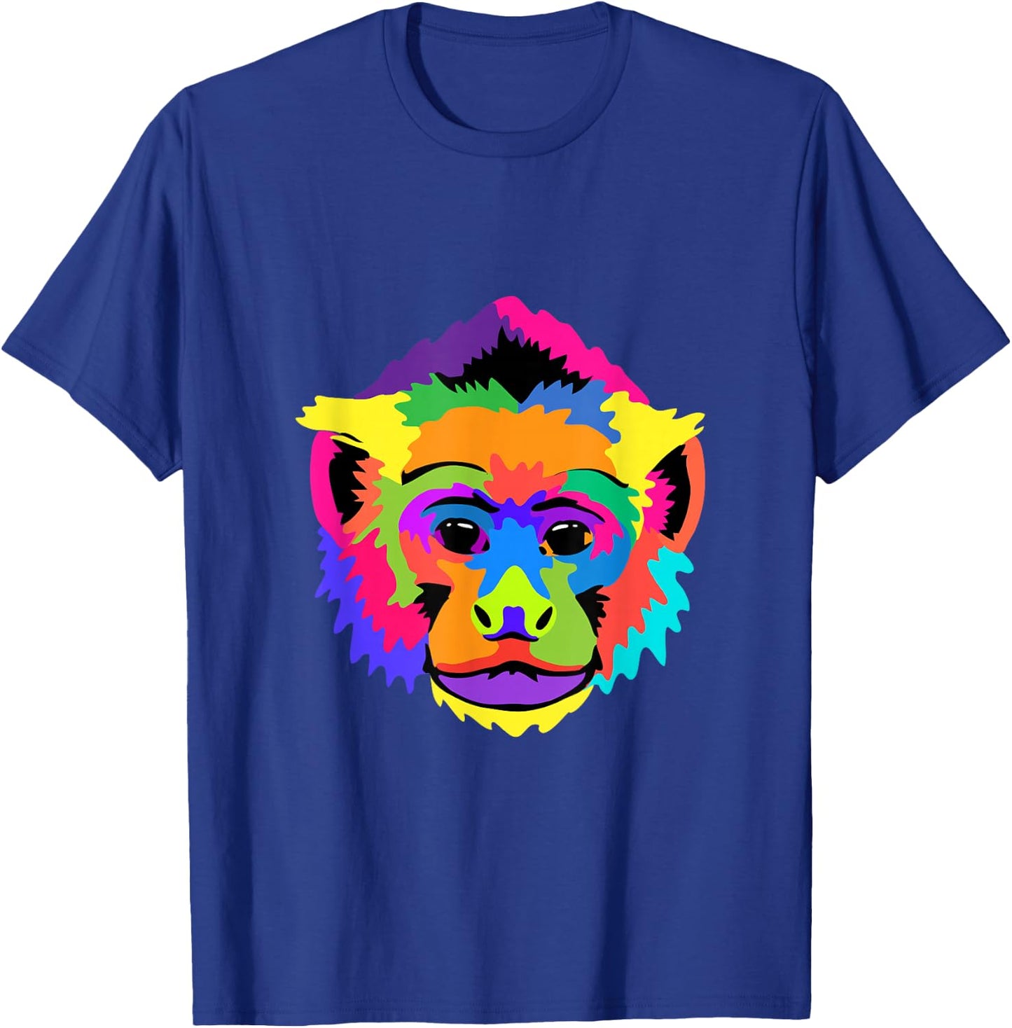 Pop Art Capuchin Monkey T-Shirt - T-Shirt | Royal