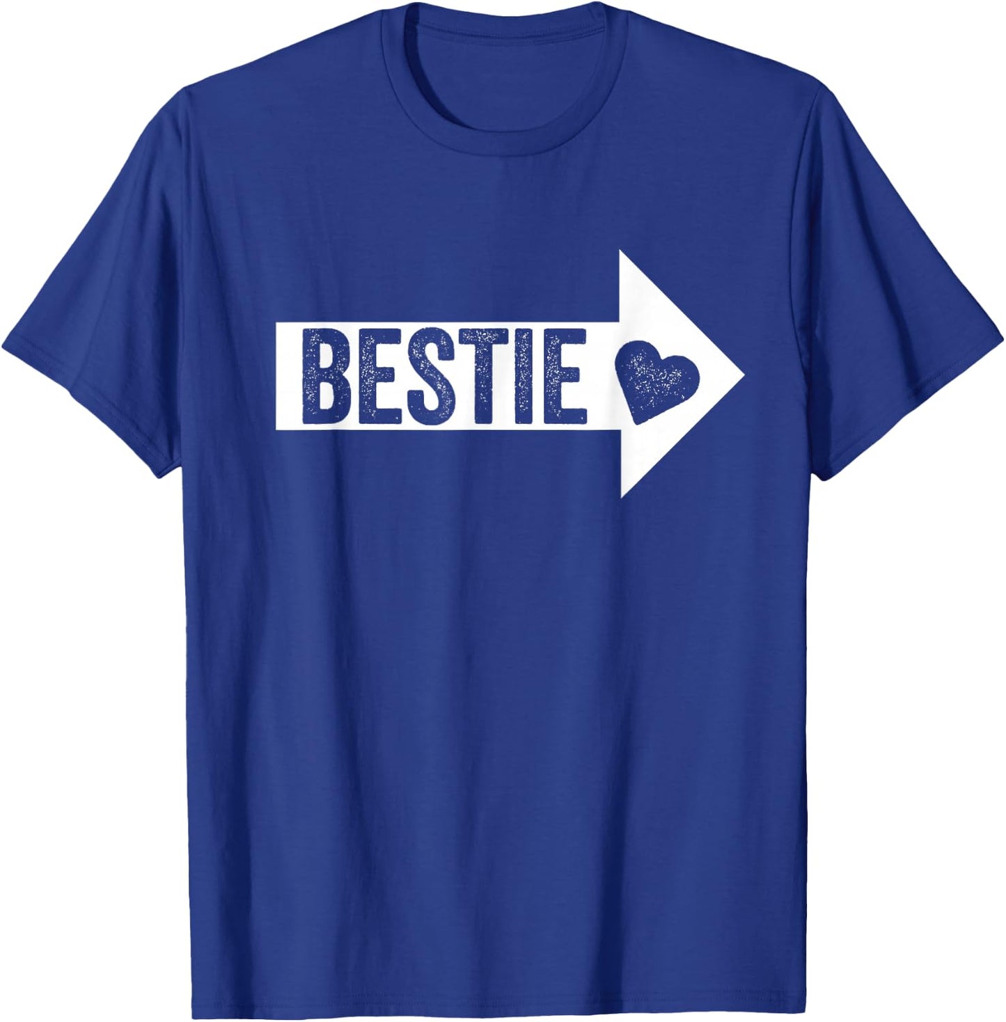 Arrow Pointing BFF Best Friends Bestie Matching T-Shirt - T-Shirt | Royal