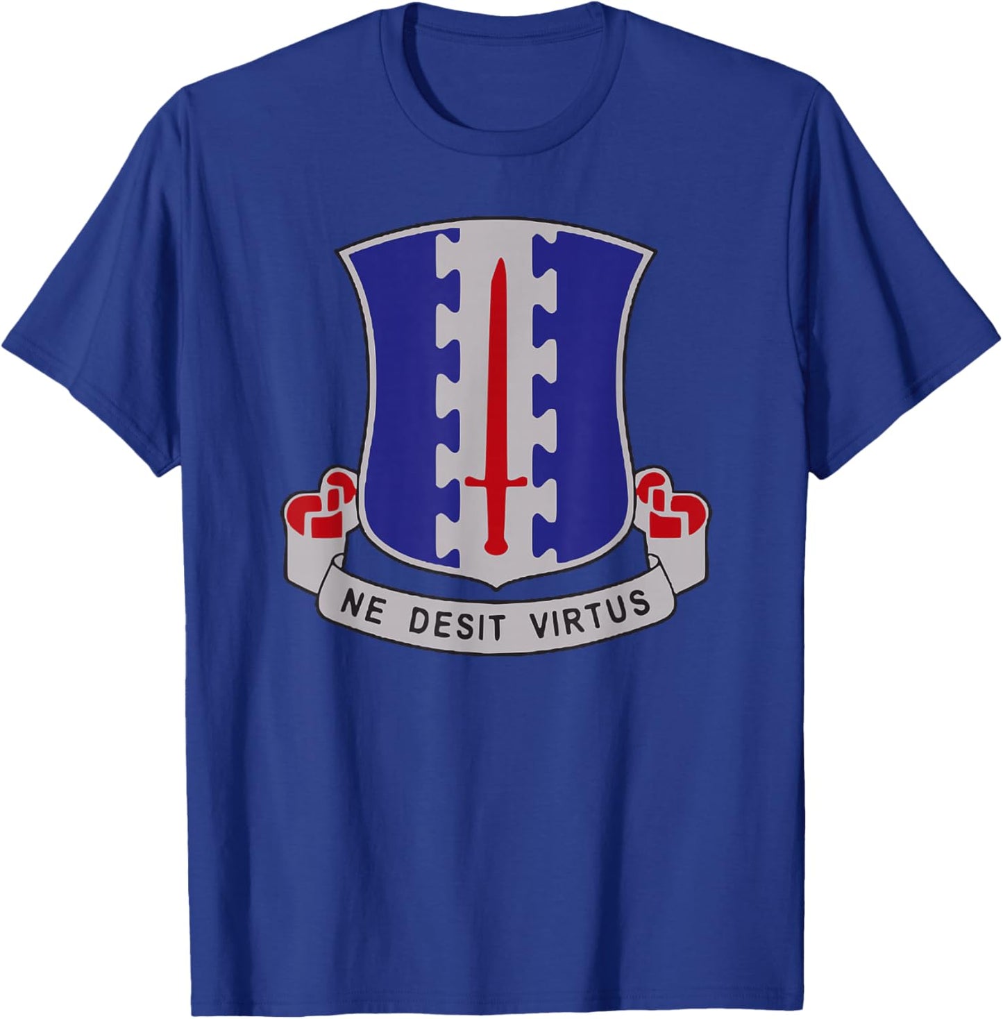 101st Airborne - 187th Regiment DUI - Rakkasans Crest T-Shirt - T-Shirt | Royal