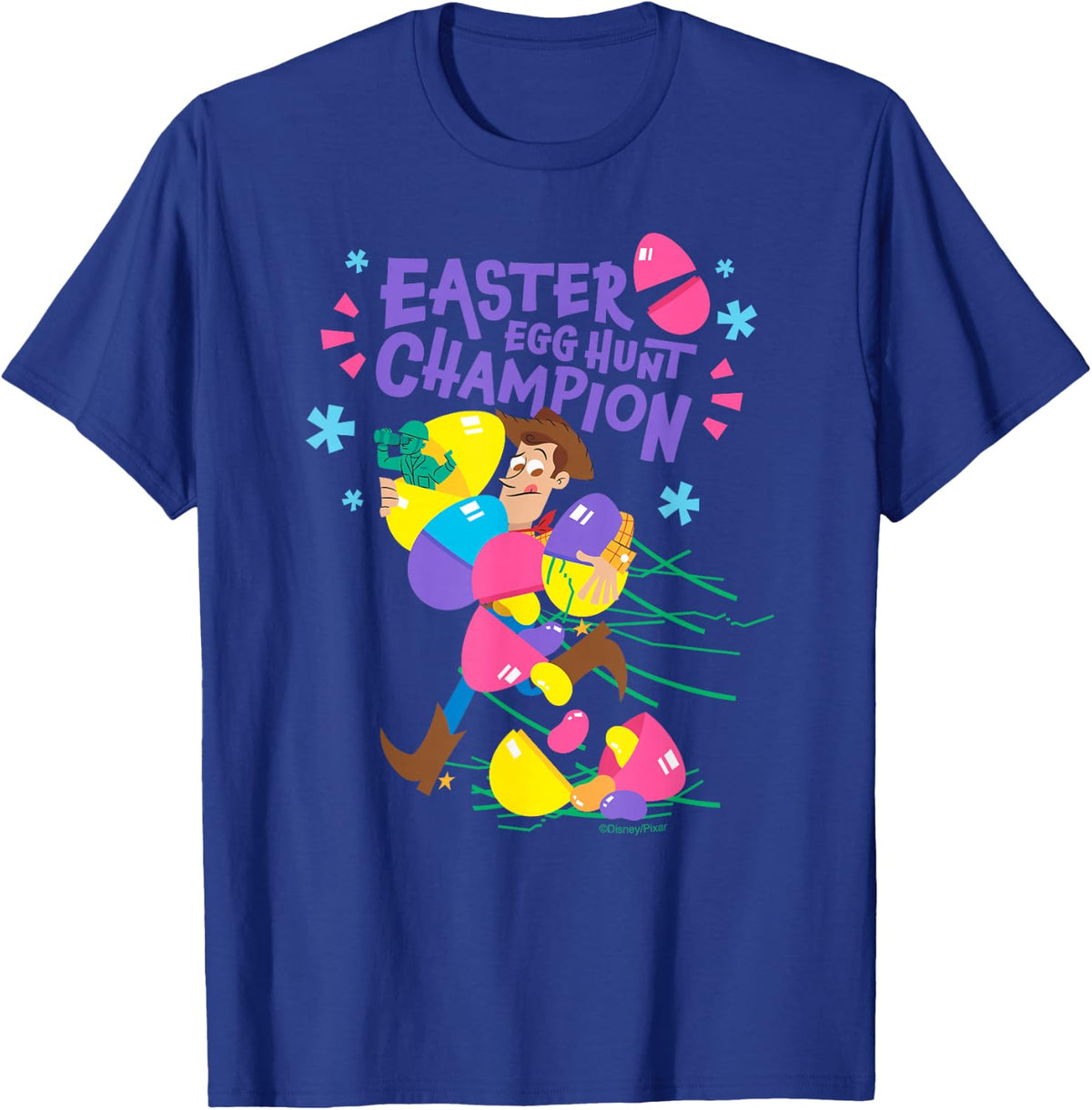 Disney and Pixar's Toy Story Woody Easter Egg Hunt T-Shirt - T-Shirt | Royal