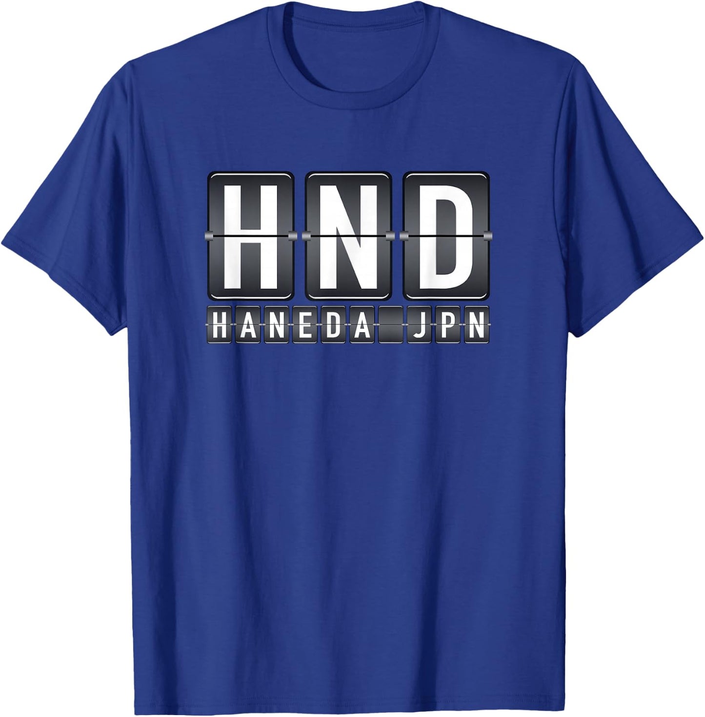 HND Haneda Airport Tokyo Japan Aviation Fan T-Shirt - T-Shirt | Royal