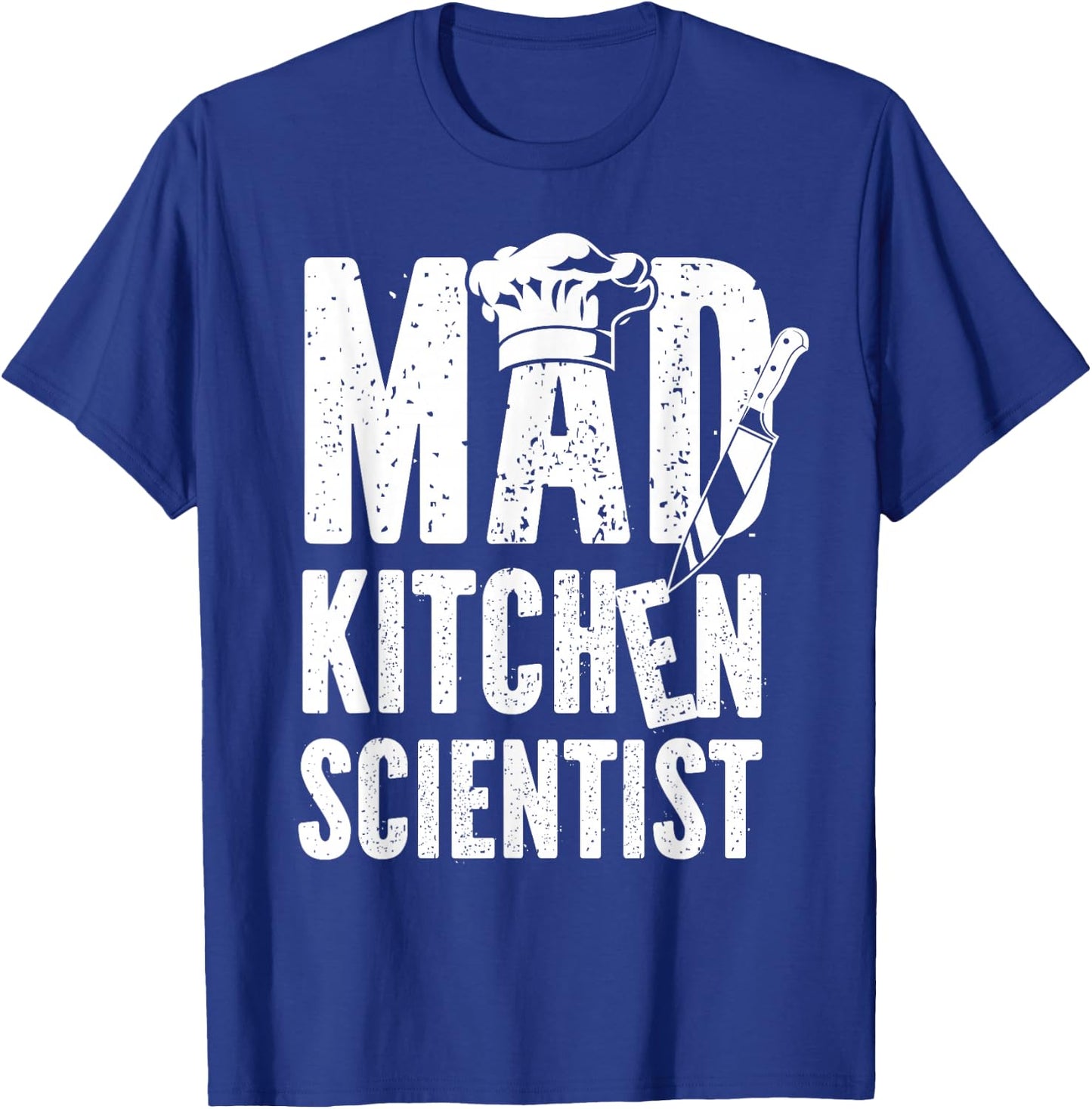 Cooking Cook Kitchen Chef Mad Kitchen Scientist T-Shirt - T-Shirt | Royal