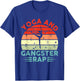 Yoga And Gangster Rap Funny Yoga Practitioner Rapping Fan T-Shirt - T-Shirt | Royal