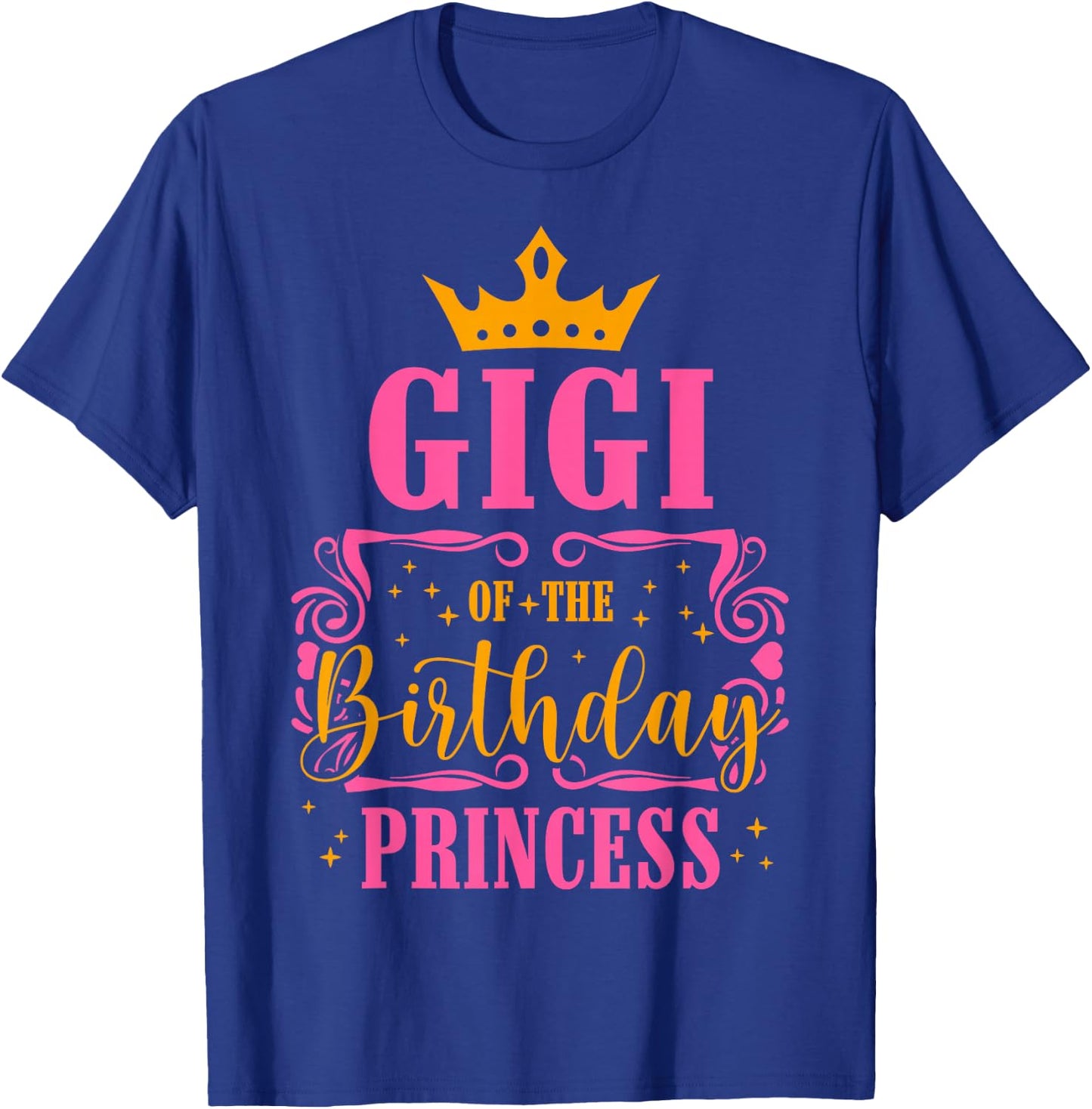 Gigi of The Birthday Princess B-Day Girls Matching Family T-Shirt - T-Shirt | Royal