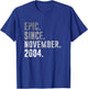 18th Birthday Vintage Epic Since November 2004 T-Shirt - T-Shirt | Royal