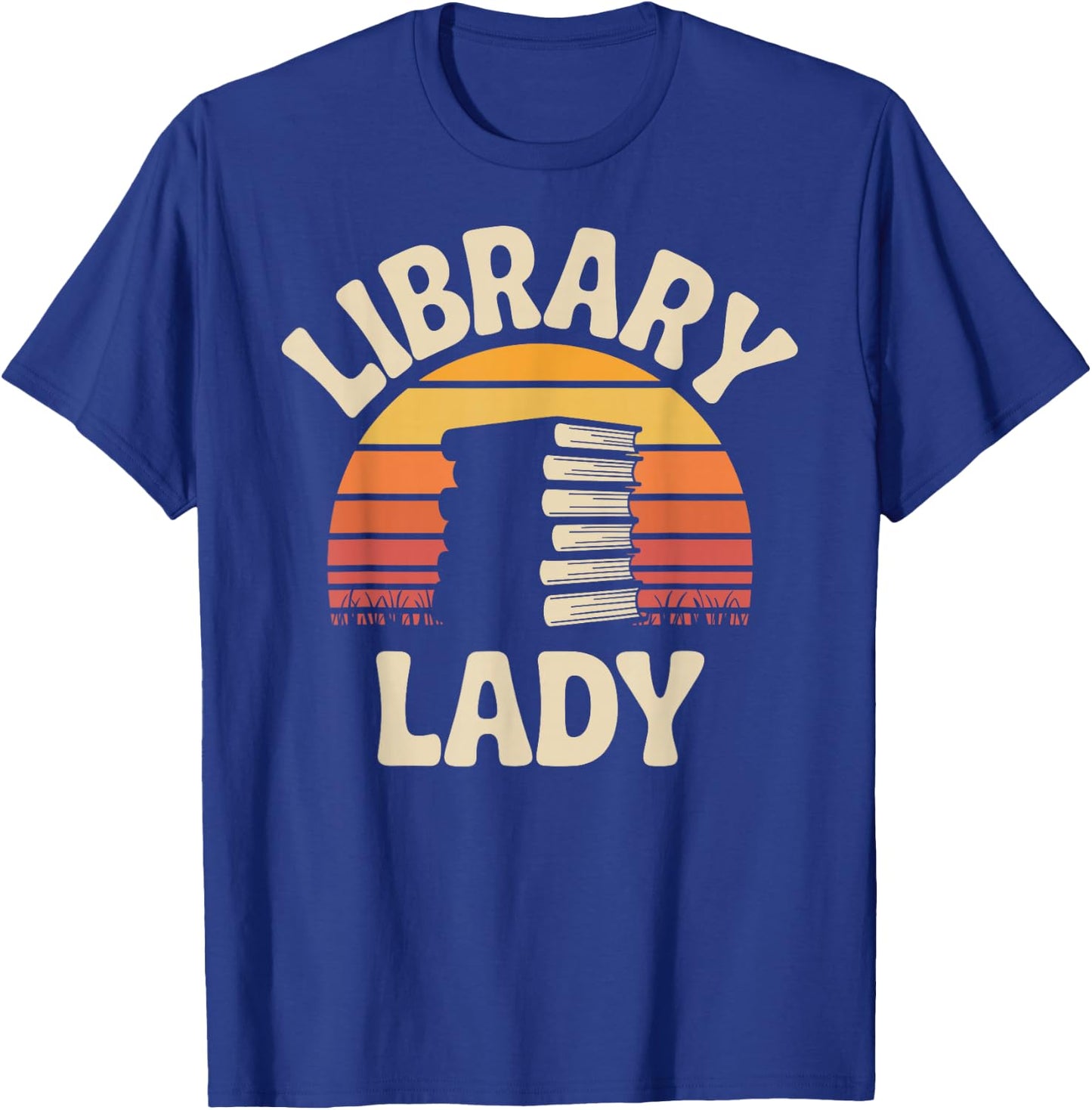 Funny Library Lady Librarian T-Shirt - T-Shirt | Royal