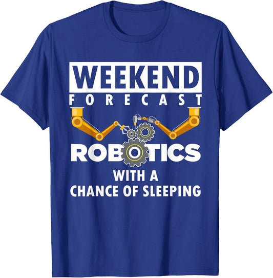 Funny Robotics Art Women Robotics Engineer Robots T-Shirt - T-Shirt | Royal