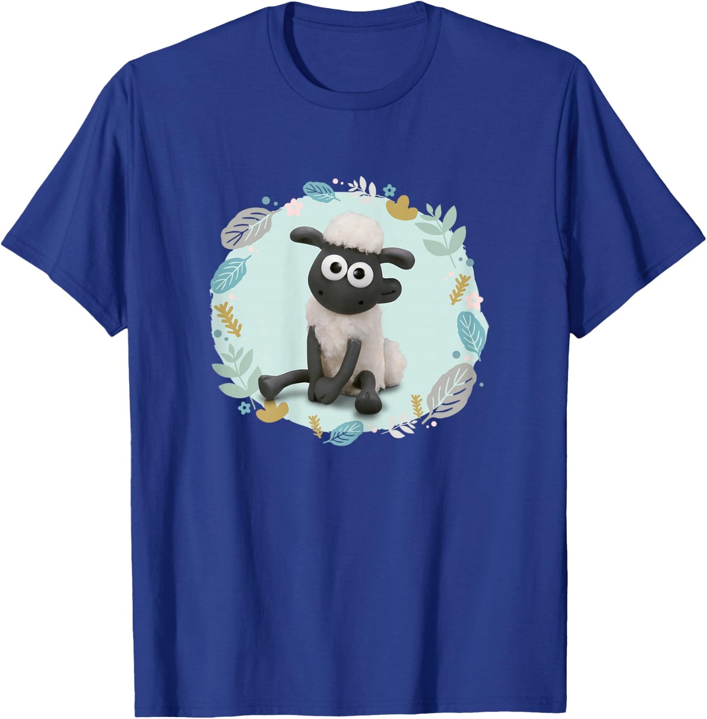 Shaun the Sheep: Baby Shaun in the Leaves T-Shirt - T-Shirt | Royal