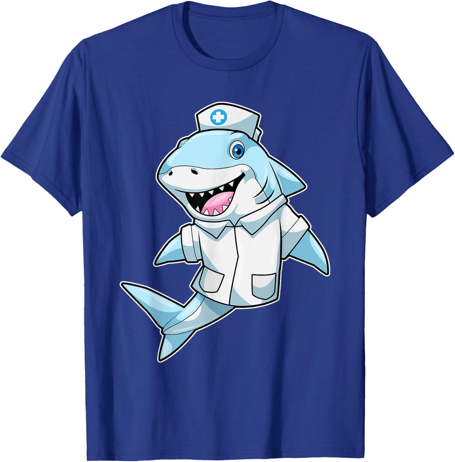 Shark Doctor Lab coat T-Shirt - T-Shirt | Royal