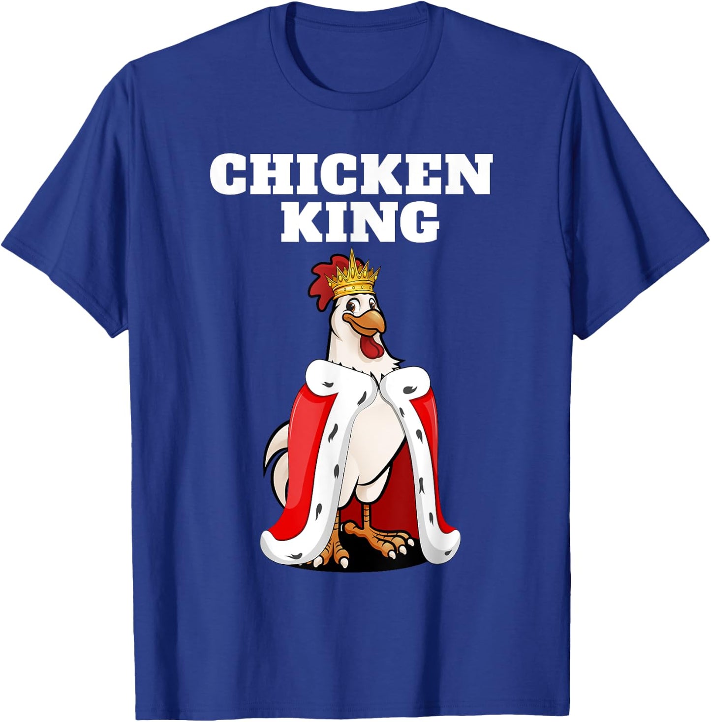 Chicken King | Chicken | Boys Chicken T-Shirt - T-Shirt | Royal