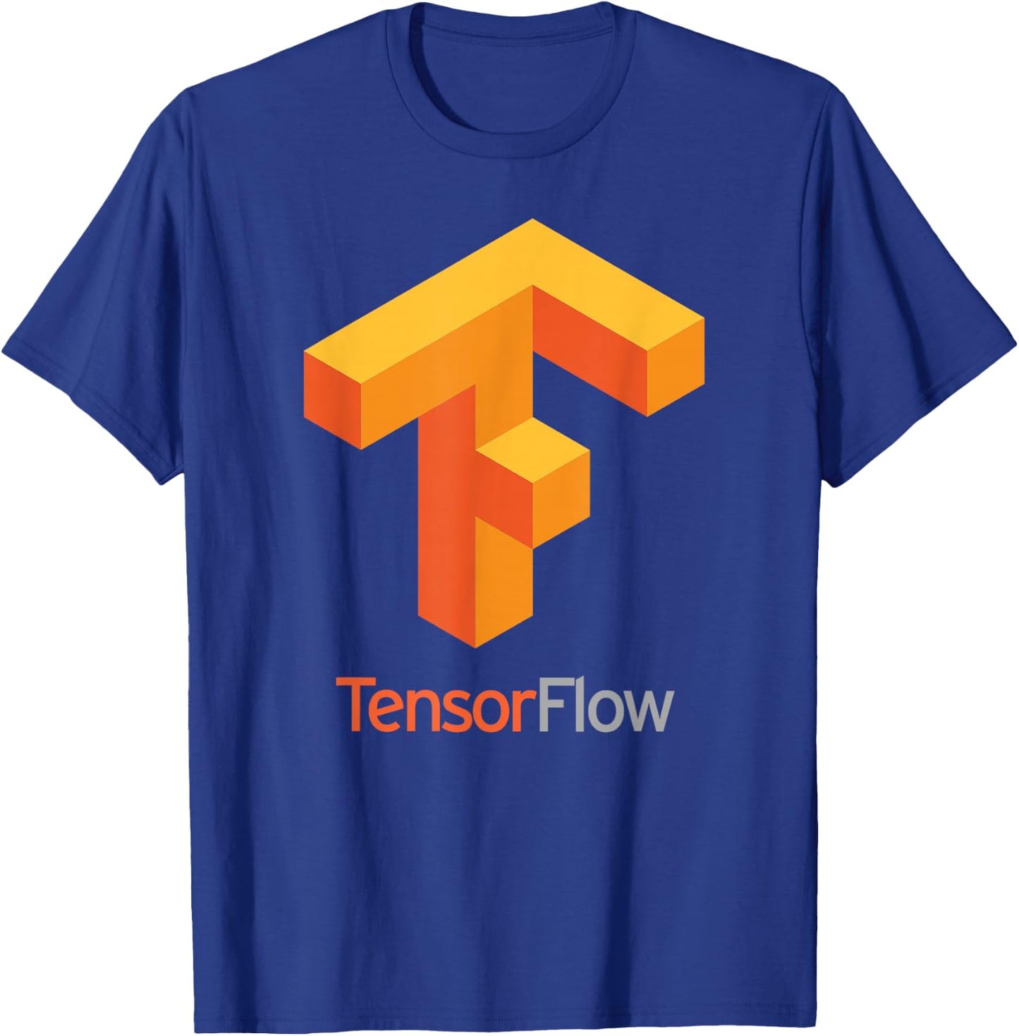 TensorFlow - Open-Source Library For AI Machine Learning T-Shirt - T-Shirt | Royal