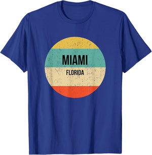 Miami Florida Shirt | Miami T-Shirt - T-Shirt | Royal