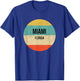Miami Florida Shirt | Miami T-Shirt - T-Shirt | Royal