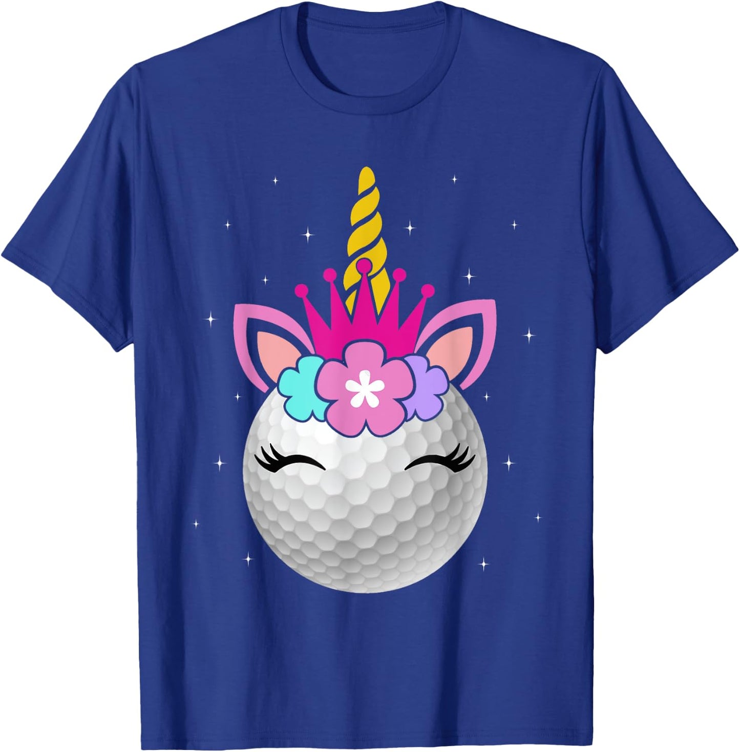 Golf Unicorn Funny Unicorn Golf Sports Player Kids T-Shirt - T-Shirt | Royal