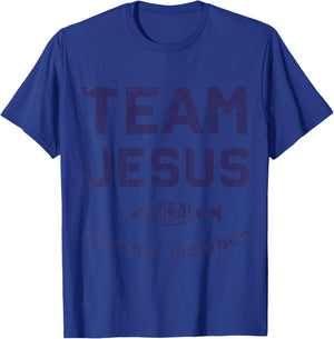 God Believer Jesus Christian Lord Jesus Team T-Shirt - T-Shirt | Royal