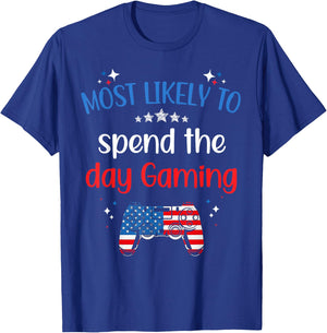 Matching 4th of July Family Shirt July Fourth Most Likely To T-Shirt - T-Shirt | Royal