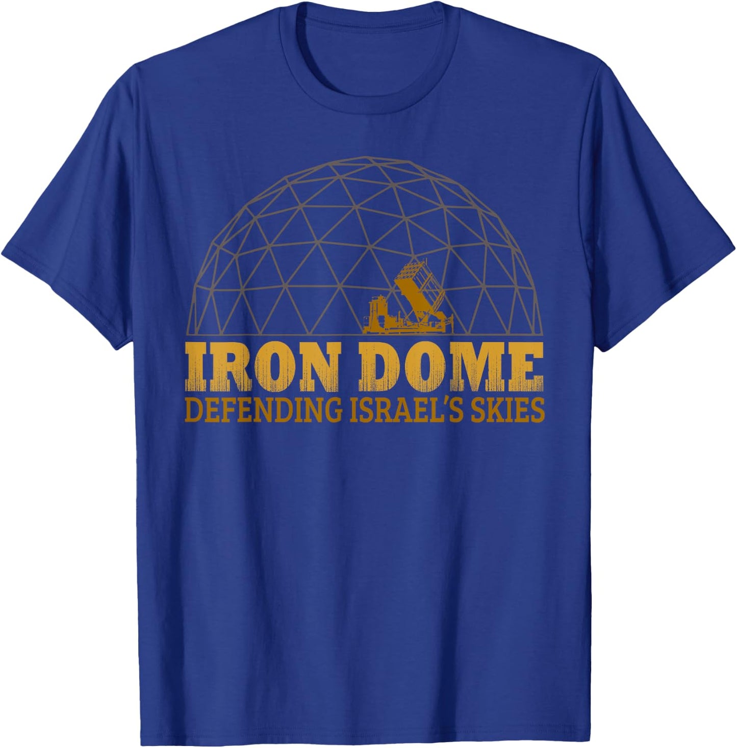 Iron Dome Israel Defense Force IDF Jewish Gift Pro-Israel T-Shirt - T-Shirt | Royal