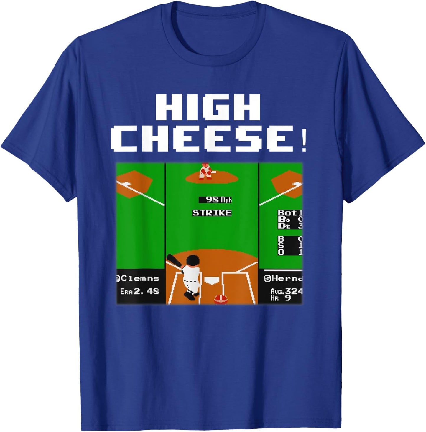 High Cheese RBI Baseball T-Shirt - T-Shirt | Royal