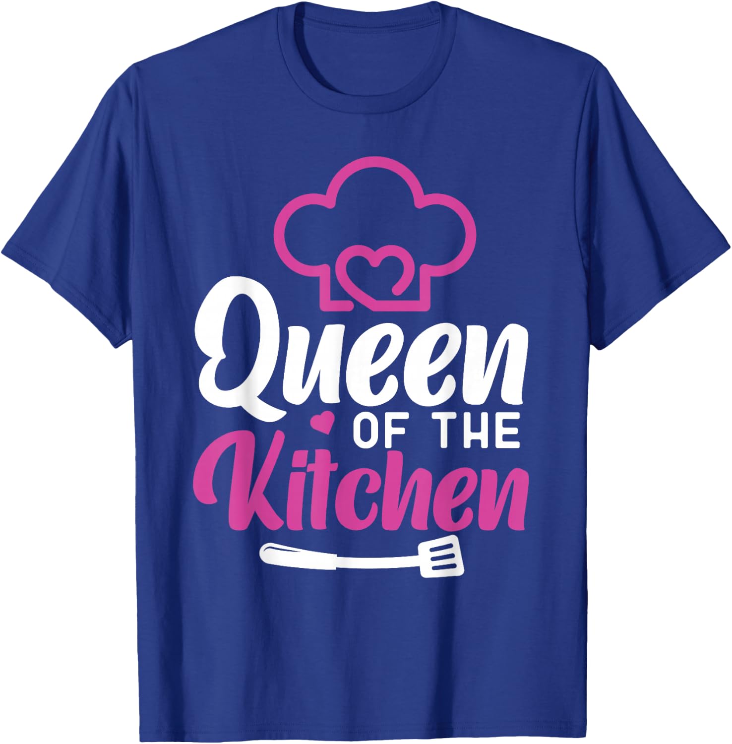 Cooking Cook Queen Kitchen Chef Queen Of The Kitchen T-Shirt - T-Shirt | Royal