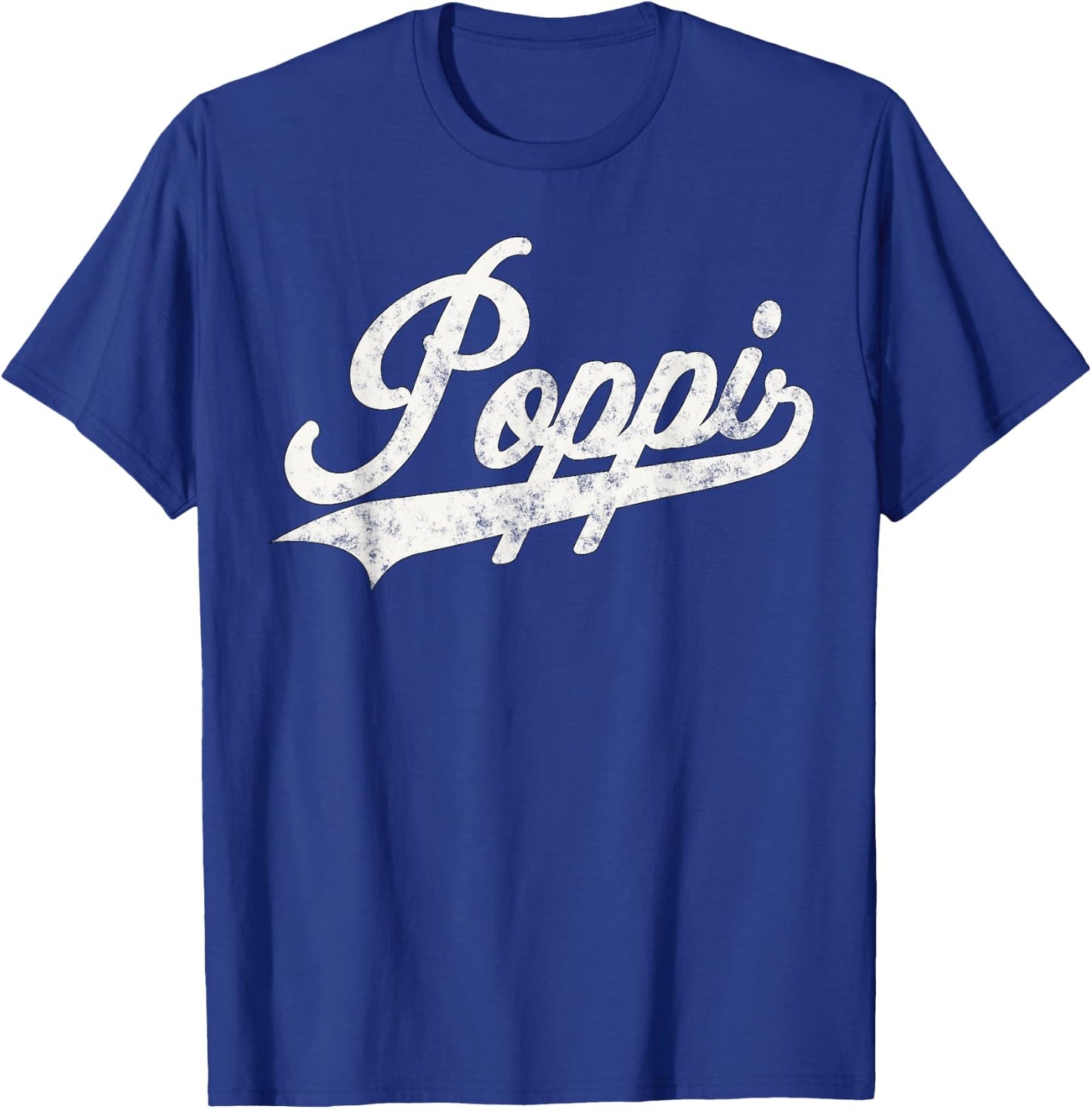 Poppi Retro Style Father’s day Gift Funny Poppi Grandpa T-Shirt - T-Shirt | Royal