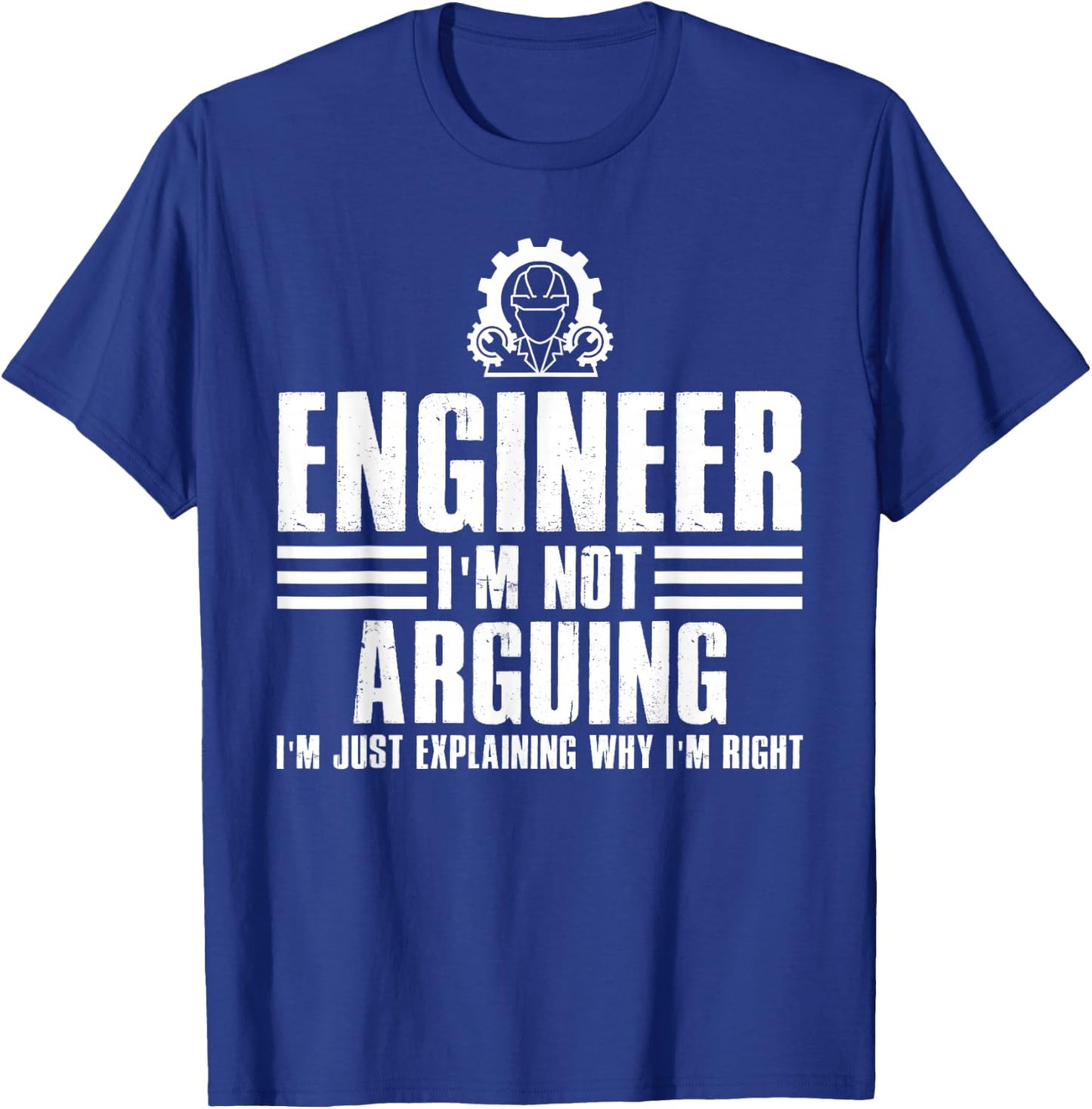 Funny Engineer Art Men Women Mechanic Electrical Engineering T-Shirt - T-Shirt | Royal