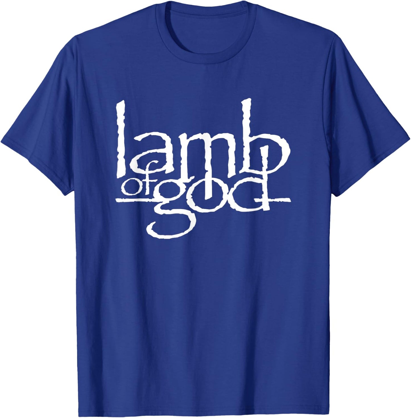 Lamb of God – Stacked Logo T-Shirt - T-Shirt | Royal