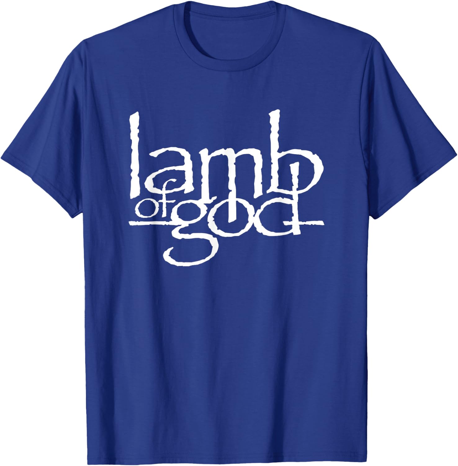 Lamb of God – Stacked Logo T-Shirt - T-Shirt | Royal