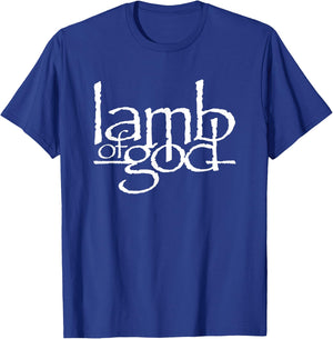 Lamb of God – Stacked Logo T-Shirt - T-Shirt | Royal