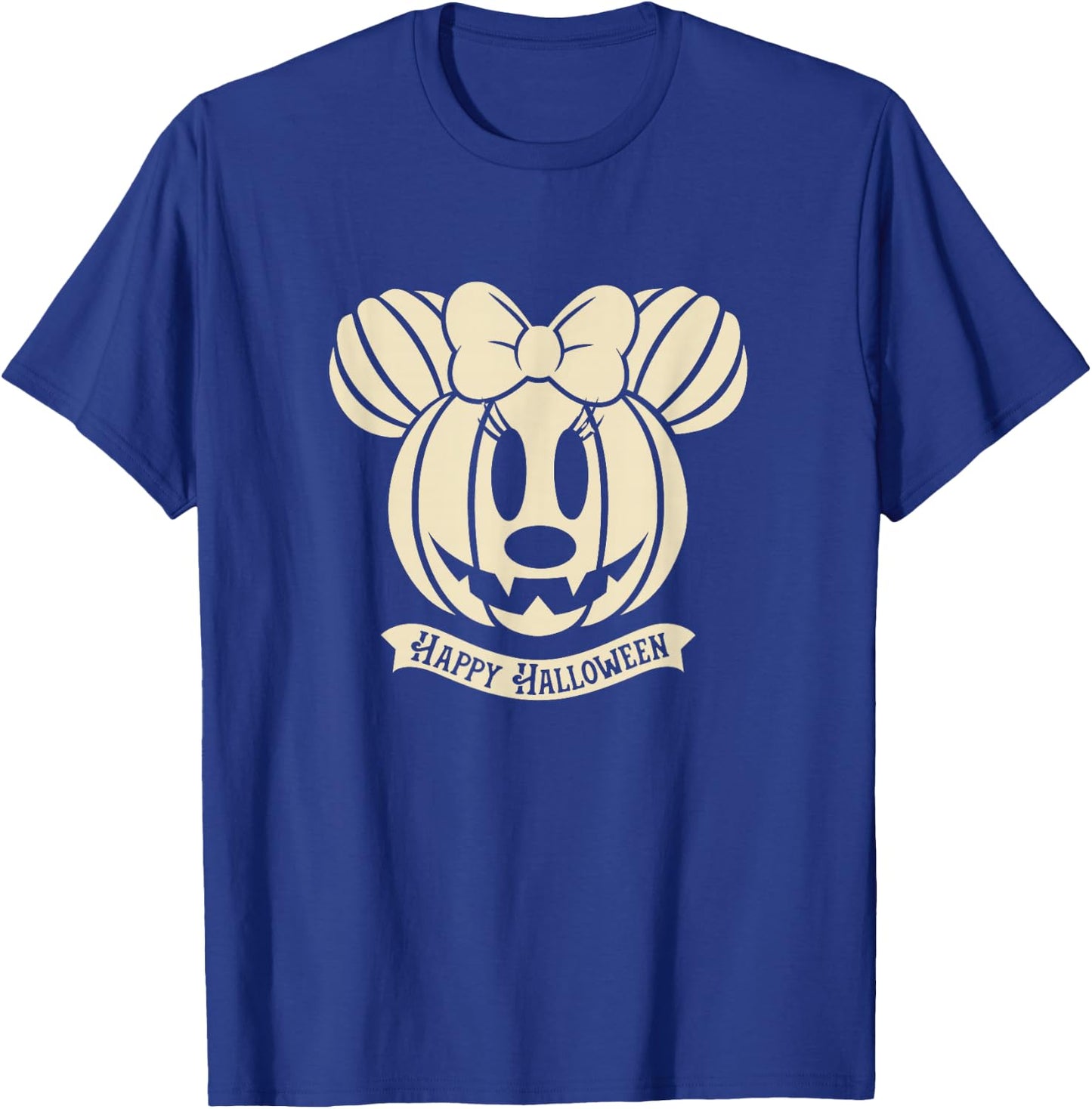 Disney Minnie Mouse Pumpkin Happy Halloween T-Shirt - T-Shirt | Royal