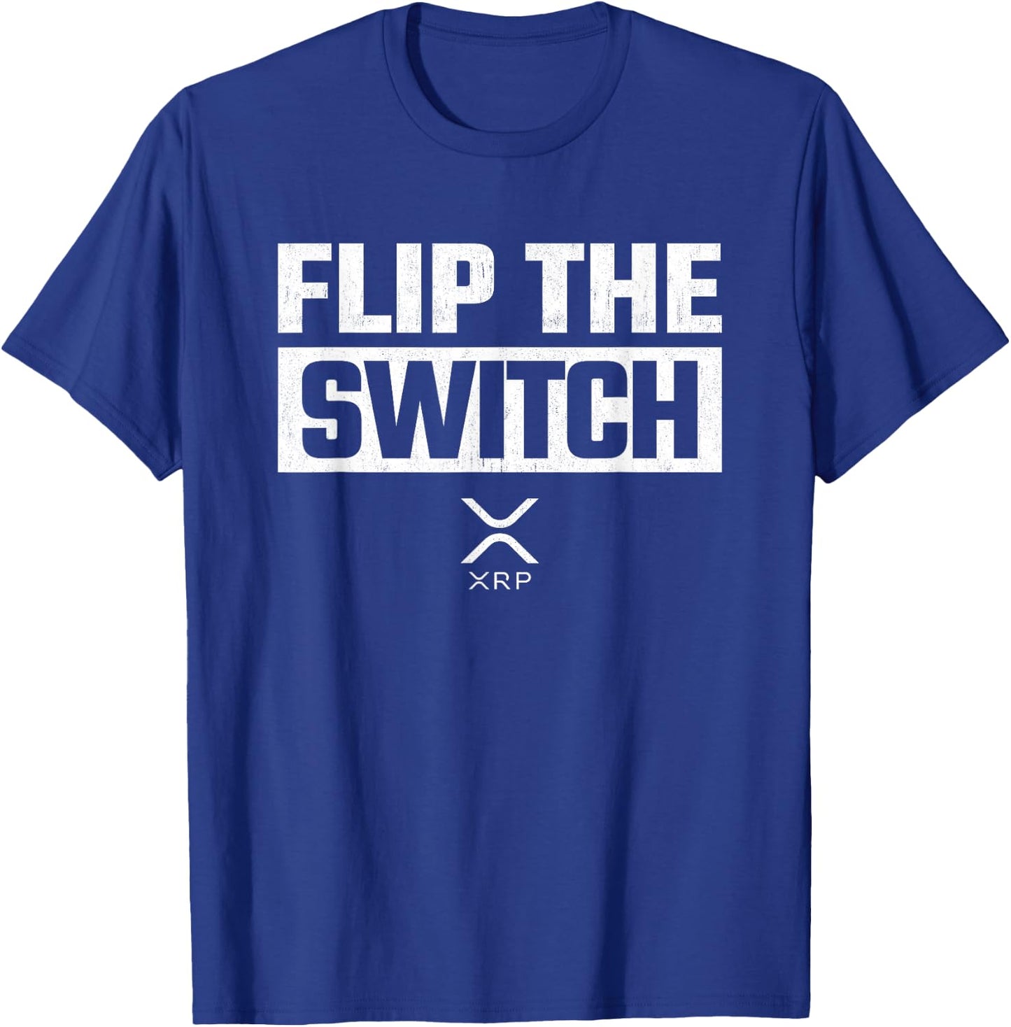 Crypto Currency - XRP Cryptocurrency - Flip Switch - XRP T-Shirt - T-Shirt | Royal