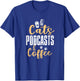 Cats Podcasts & Coffee T-Shirt - T-Shirt | Royal