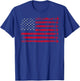 Aircraft American Flag Airplane Pilot 4th of July Aviation Kids Men T-Shirt - T-Shirt | Royal