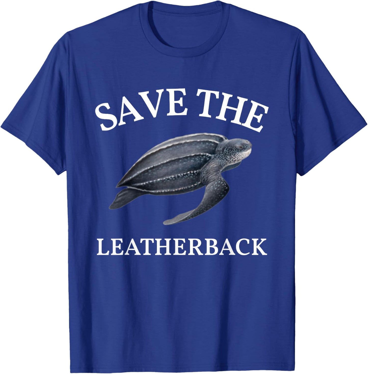 Leatherback Sea Turtle Endangered Species Turtle T-Shirt - T-Shirt | Royal