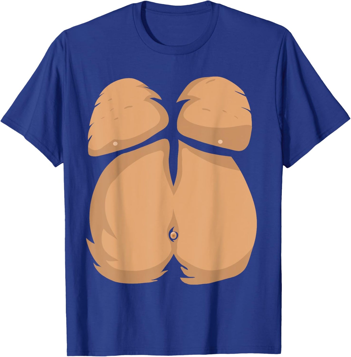Monkey Costume Easy Lazy Halloween For Boys Men T-Shirt - T-Shirt | Royal