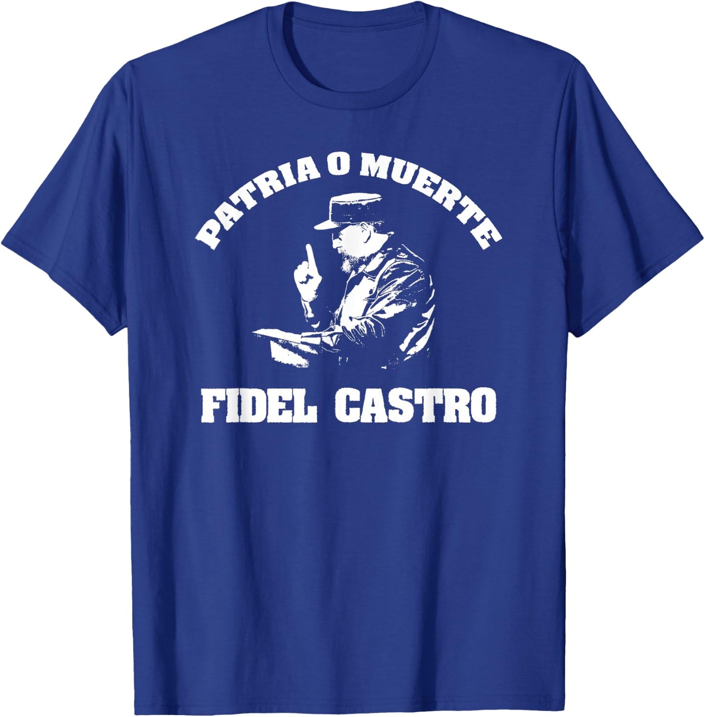 Fidel Castro Cuba Revolution Latin America T-Shirt - T-Shirt | Royal