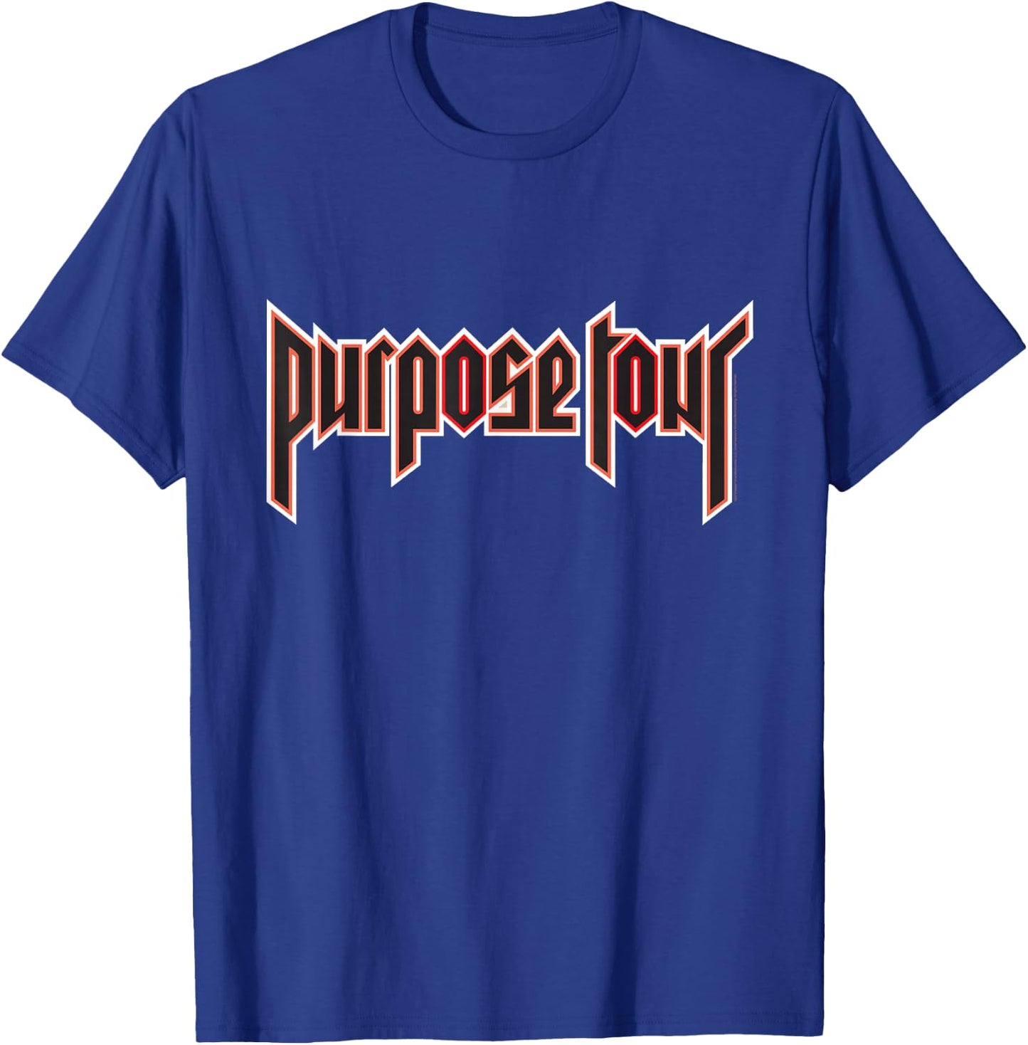 Justin Bieber Official Purpose Tour Logo T-Shirt - T-Shirt | Royal