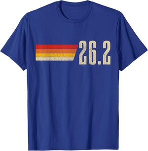 Marathon Running Vintage 26.2 Miles Retro Marathon Runner T-Shirt - T-Shirt | Royal
