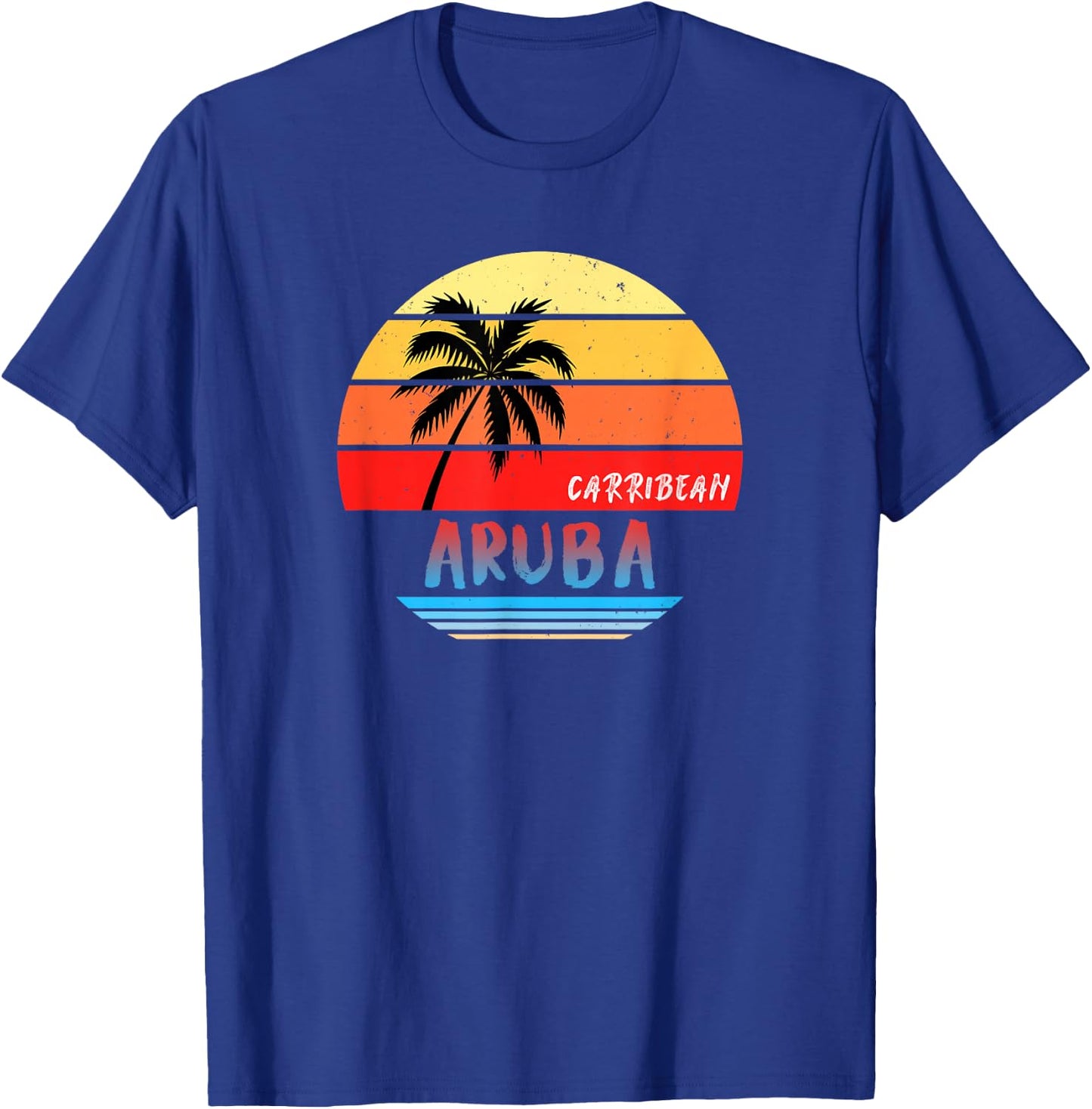 Aruba Shirt | Aruba Carribean T-Shirt - T-Shirt | Royal