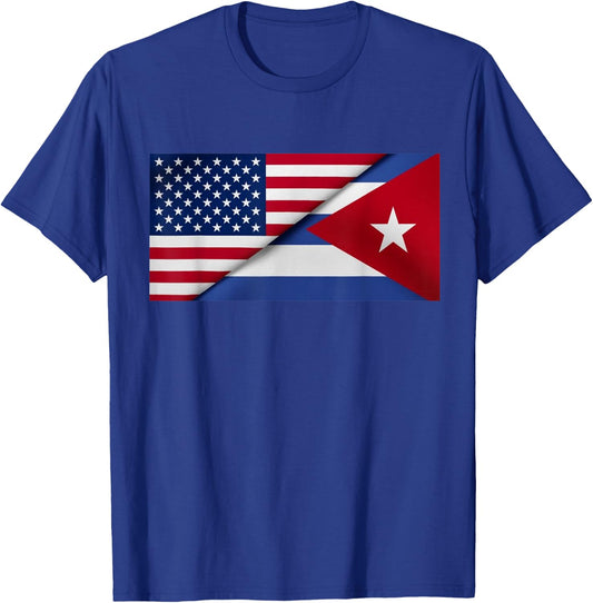 Patria y Vida, Cuban and American Patriotic Flags together. Women Kids Men T-Shirt - T-Shirt | Royal