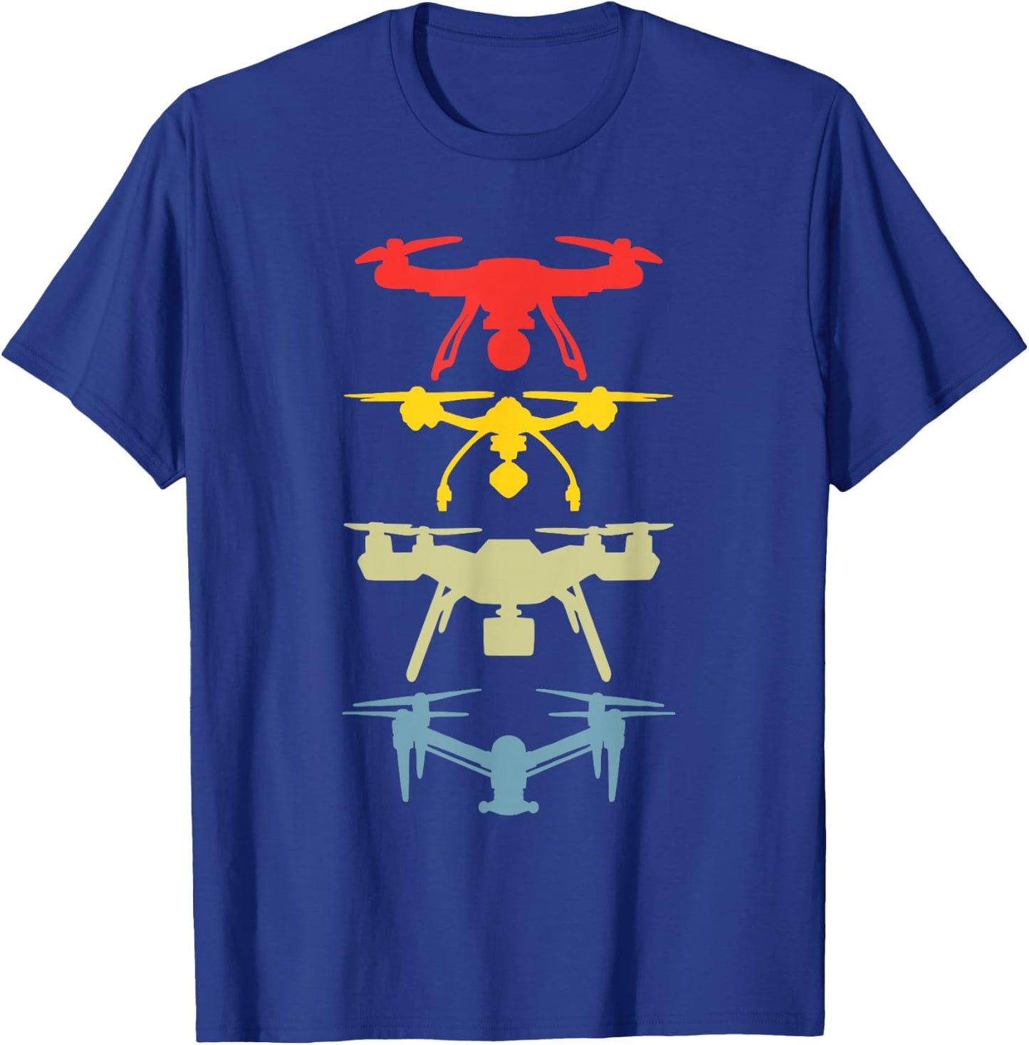 Drone Operator Quadcopter Racer FPV Racing Drone PIlot T-Shirt - T-Shirt | Royal