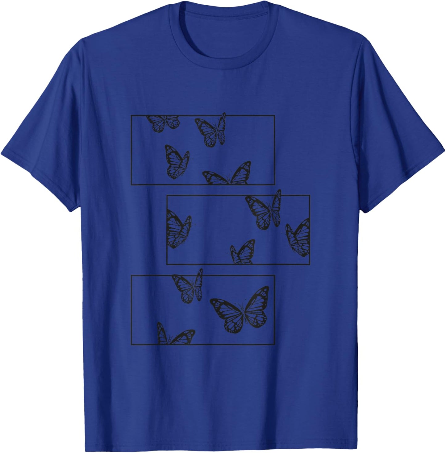 Goth Butterfly Grunge Fairycore Aesthetic T-Shirt - T-Shirt | Royal
