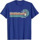 Vintage Retro Summer Fishing Wisconsin Castle Rock Lake T-Shirt - T-Shirt | Royal