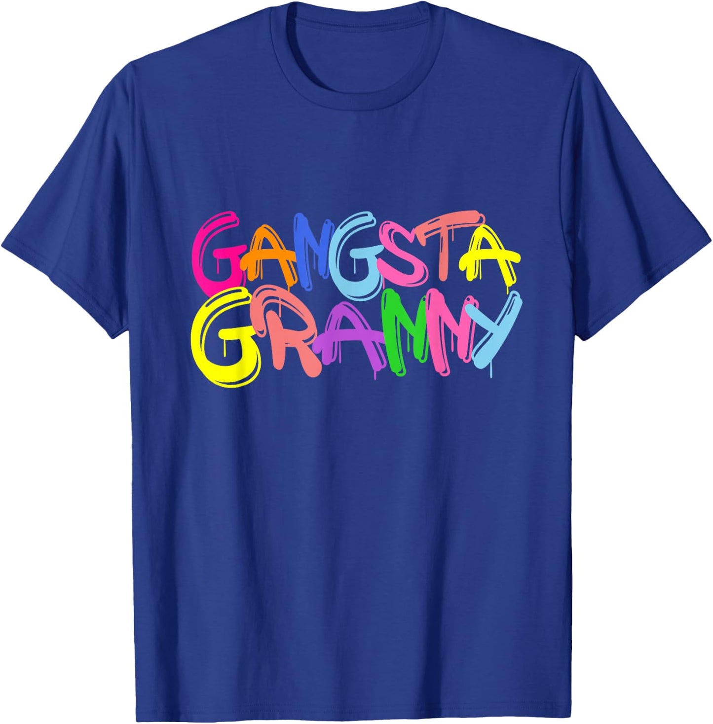 Emo Gangsta Granny Gangster Grandmother Grandma Grammy T-Shirt - T-Shirt | Royal