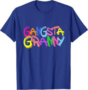 Emo Gangsta Granny Gangster Grandmother Grandma Grammy T-Shirt - T-Shirt | Royal