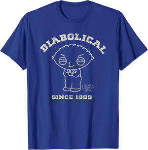 Family Guy Stewie Diabolical Since 1999 T-Shirt - T-Shirt | Royal