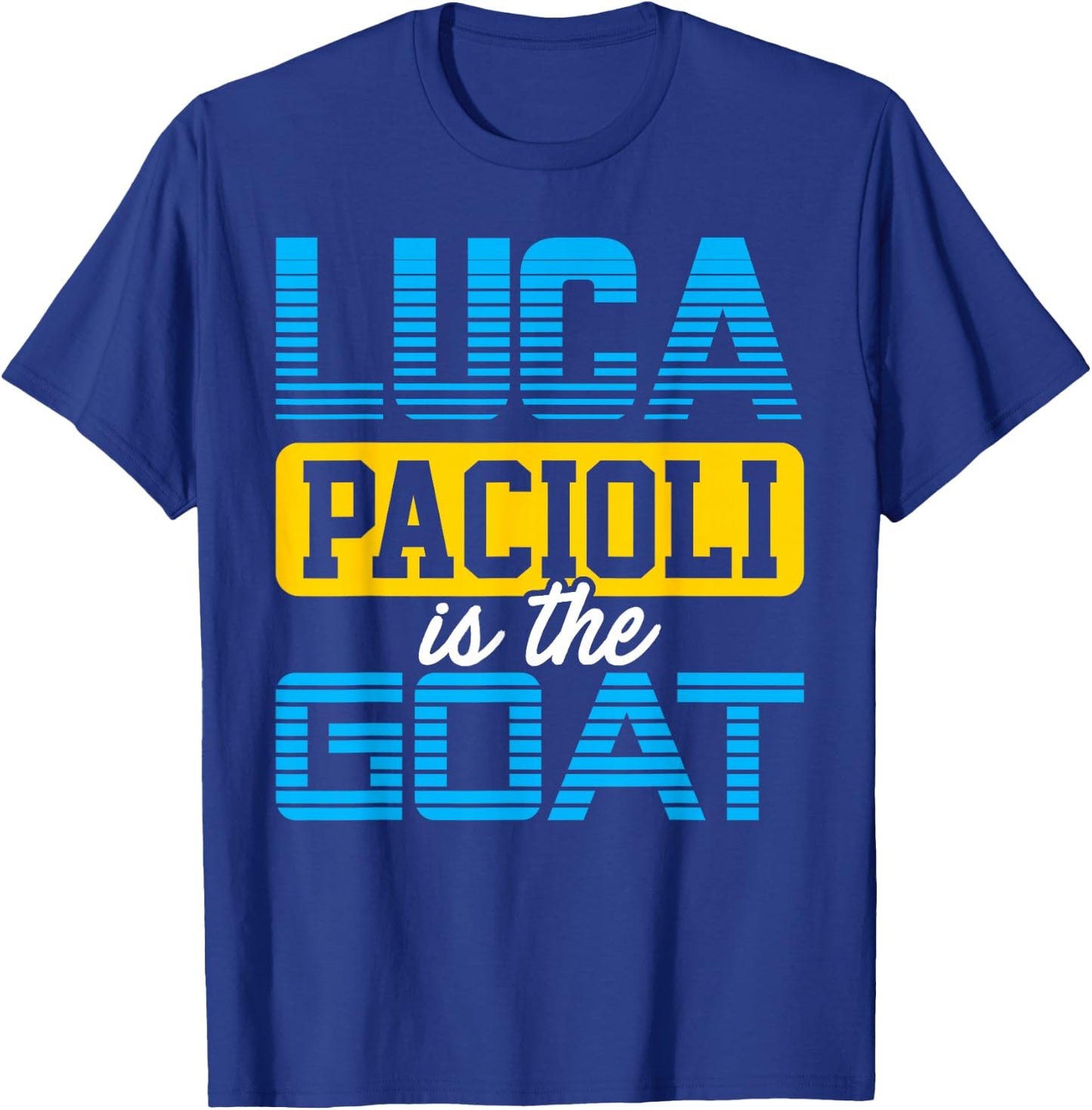 Wonderful Luca Pacioli - Fun Accountant T Shirt T-Shirt - T-Shirt | Royal