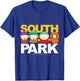 South Park Gang on top of logo T-Shirt - T-Shirt | Royal