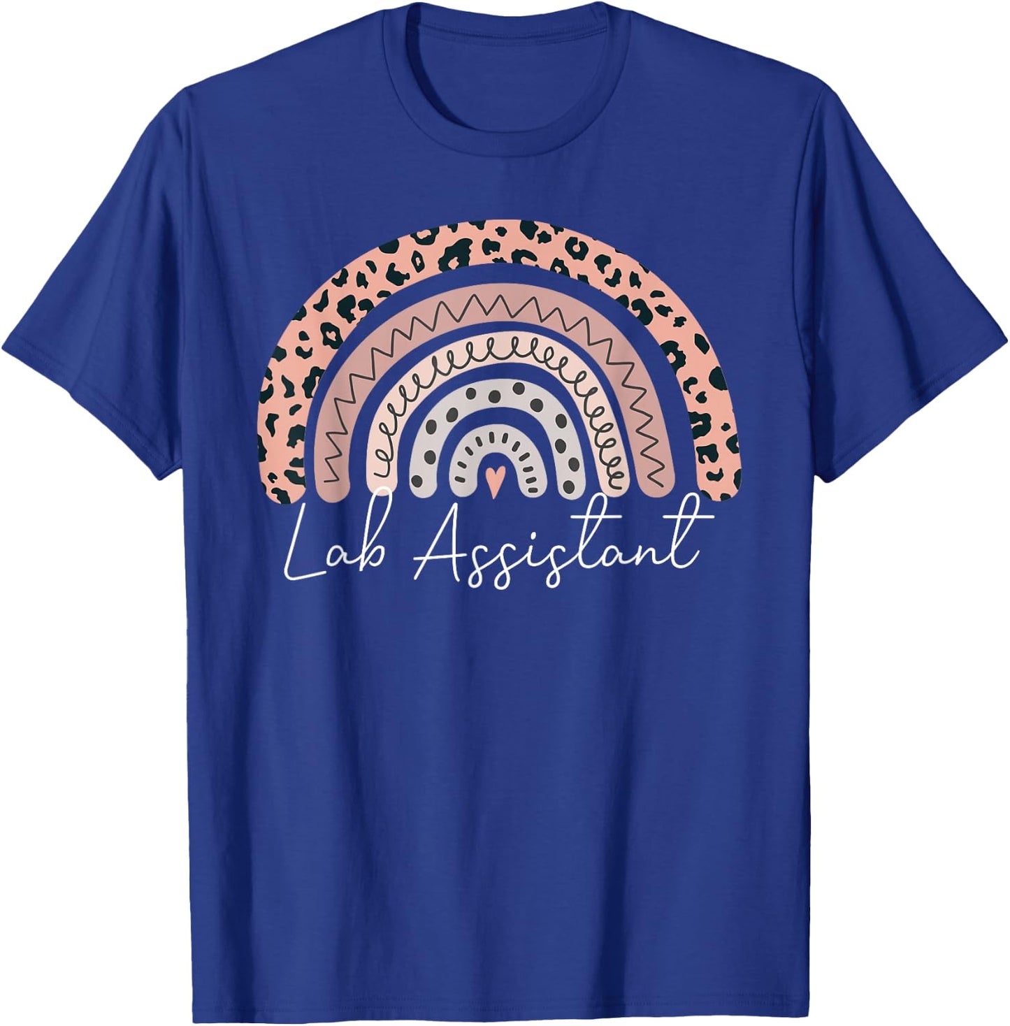 Lab Technologist Lab Scientist Rainbow Lab Assistant T-Shirt - T-Shirt | Royal